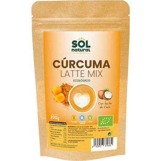 Sol Natural Cúrcuma Latte Mix Bio 200g