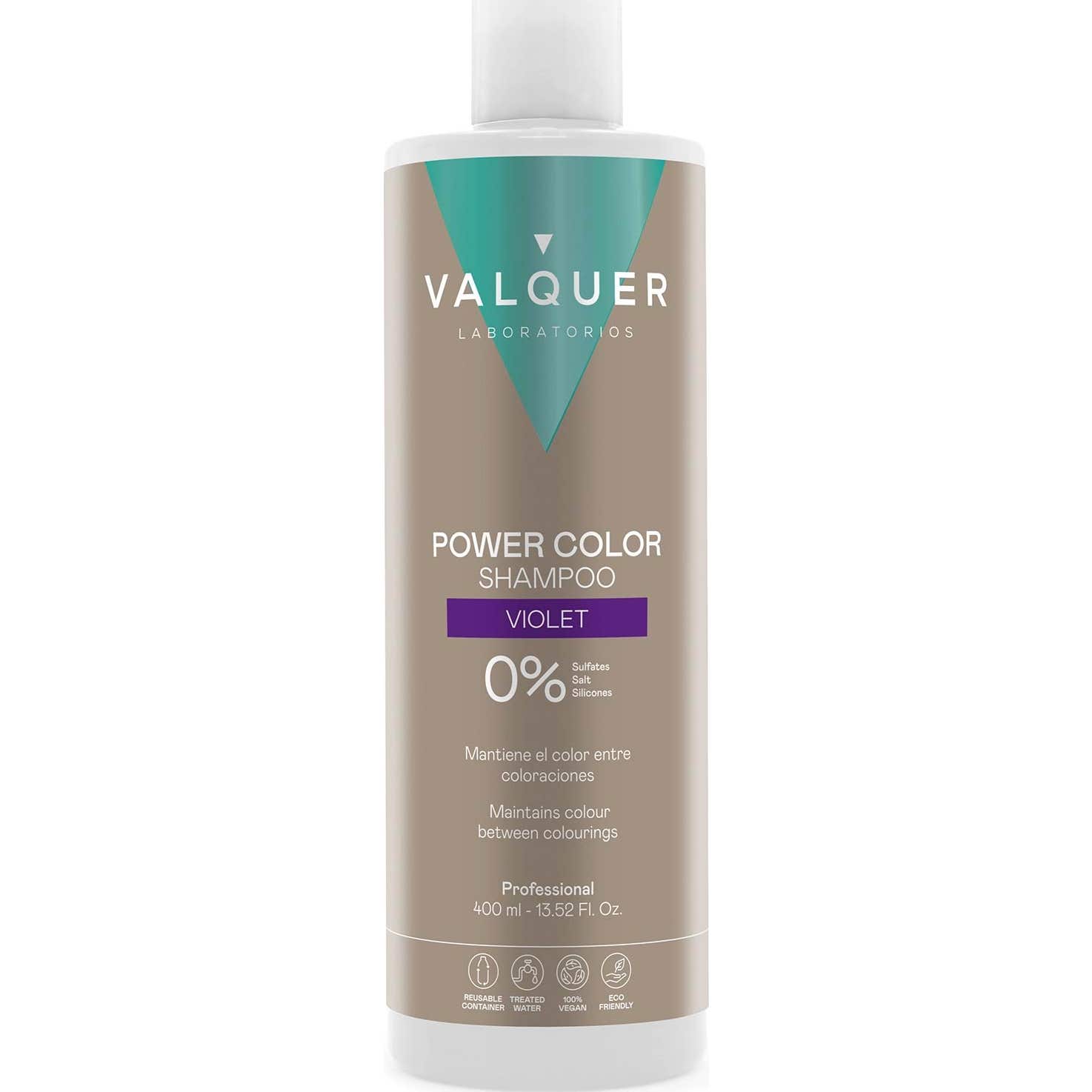 Valquer Champu Power Color Violeta 400 Ml