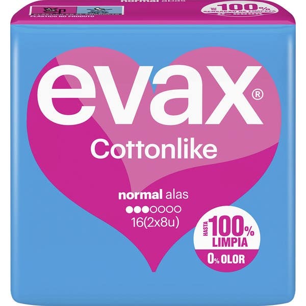 Evax Cottonlike Compresa Alas 16uds