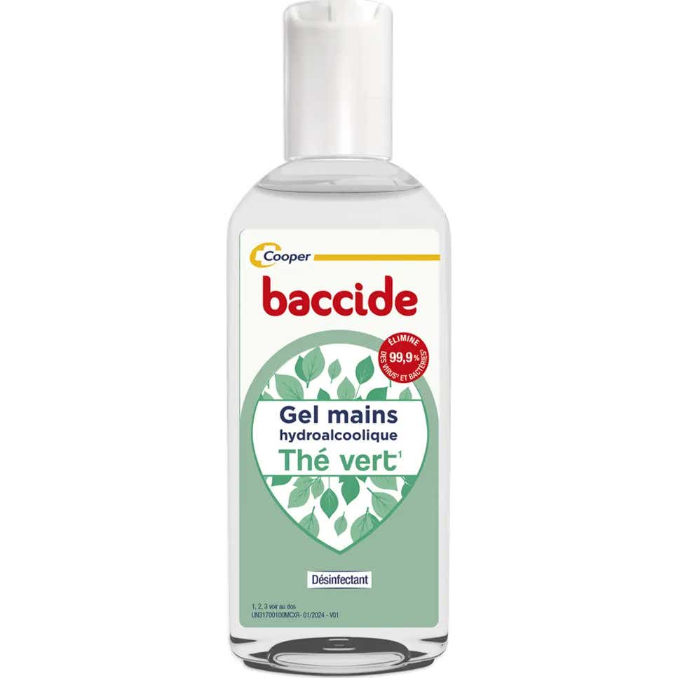 Baccide Gel Mains Hydroalcoolique Thé Vert 30ml