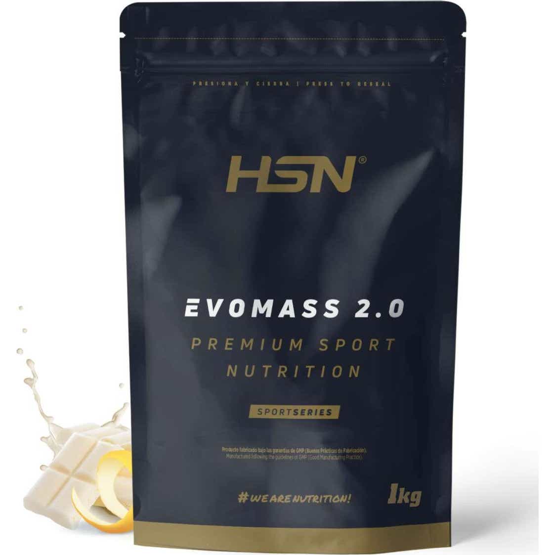 HSN Evomass 2.0 Ganador de Peso Chocolate Blanco y Limón 1000 g | Natural Doctor