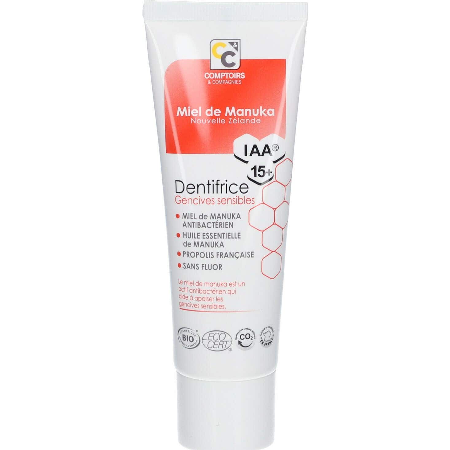 Manuka Dentífrico Encías Sensibles Miel 75ml