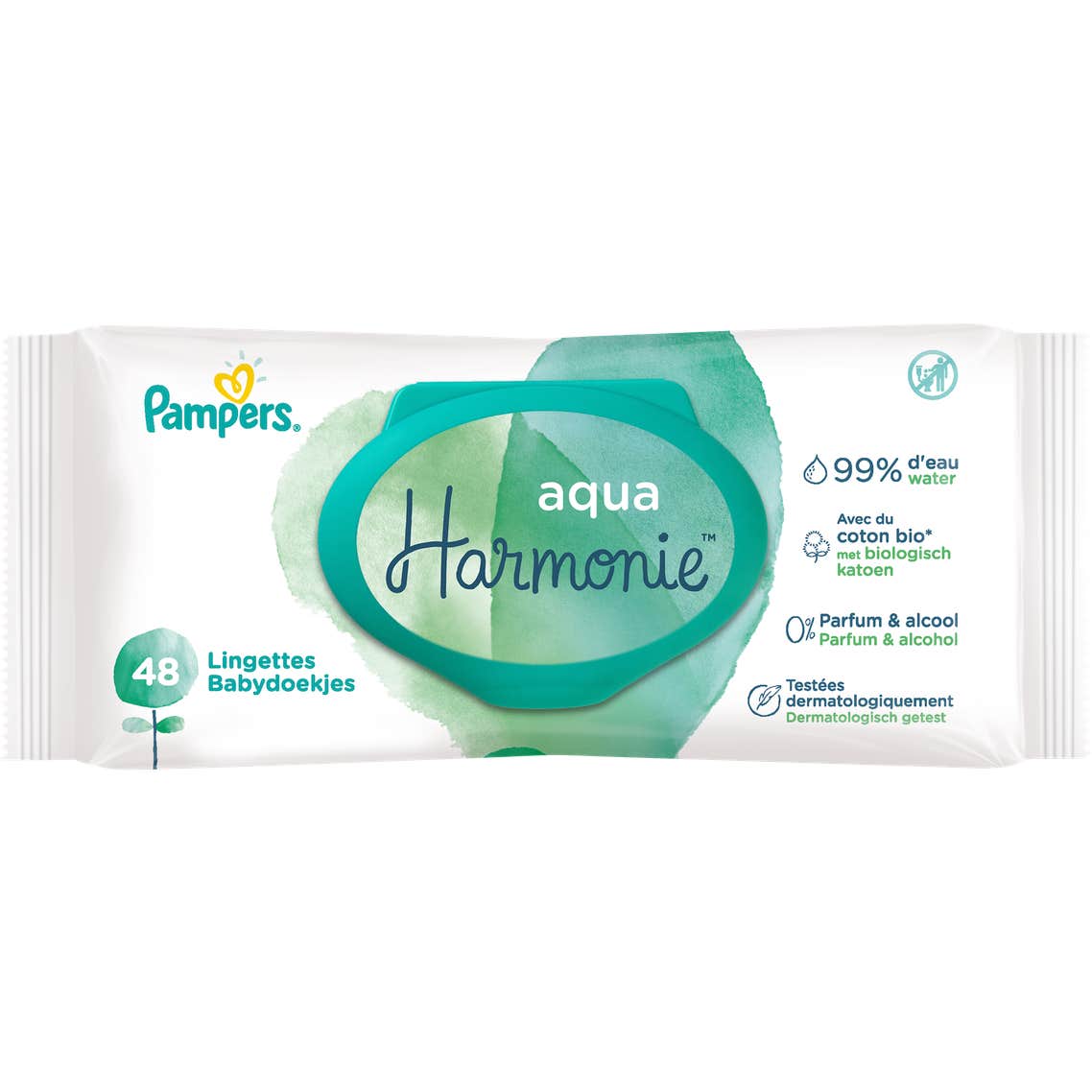 Pampers Aqua Harmonie Toallitas 48uds