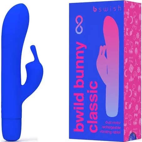 Bswish Bwild Bunny Infinite Classic Vibrator Blue 1ud