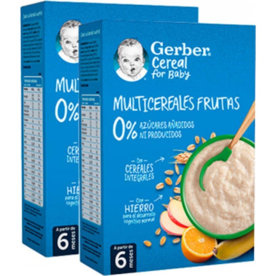 Gerber Multicereales Frutas 2x270g