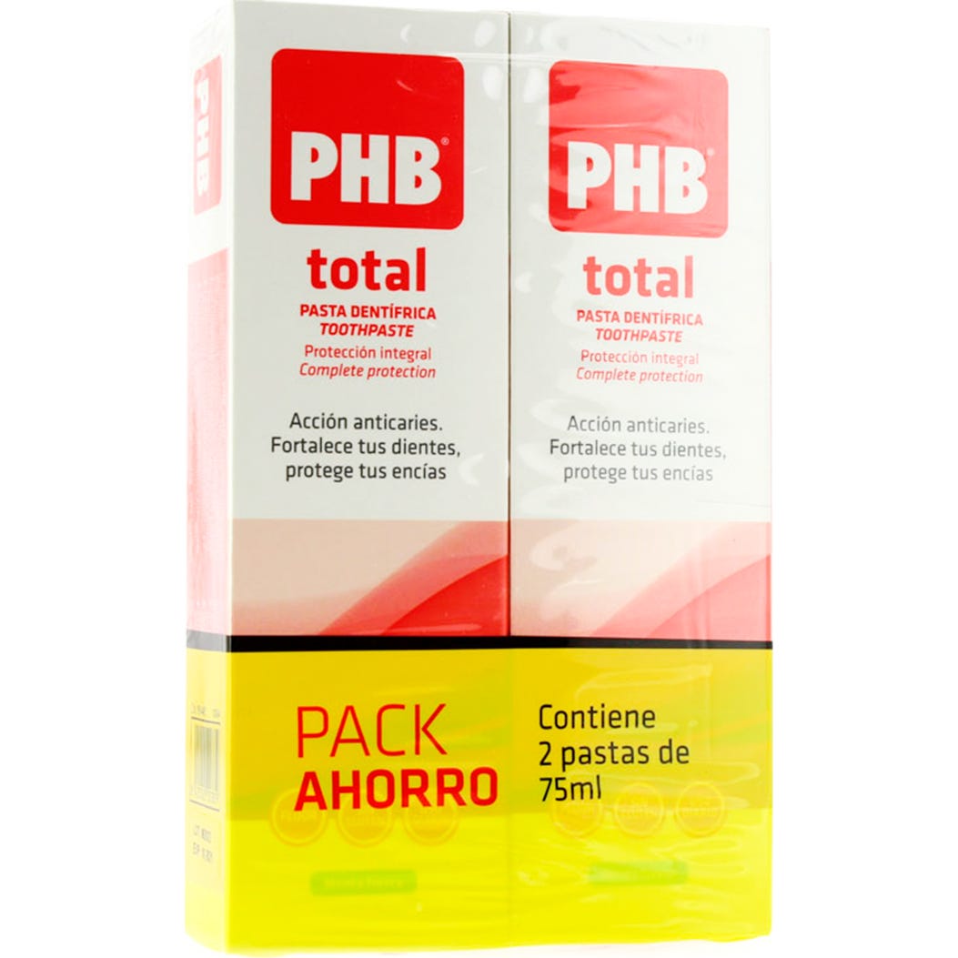 Phb Total Pasta Dentifrica75 Ml +75 Ml