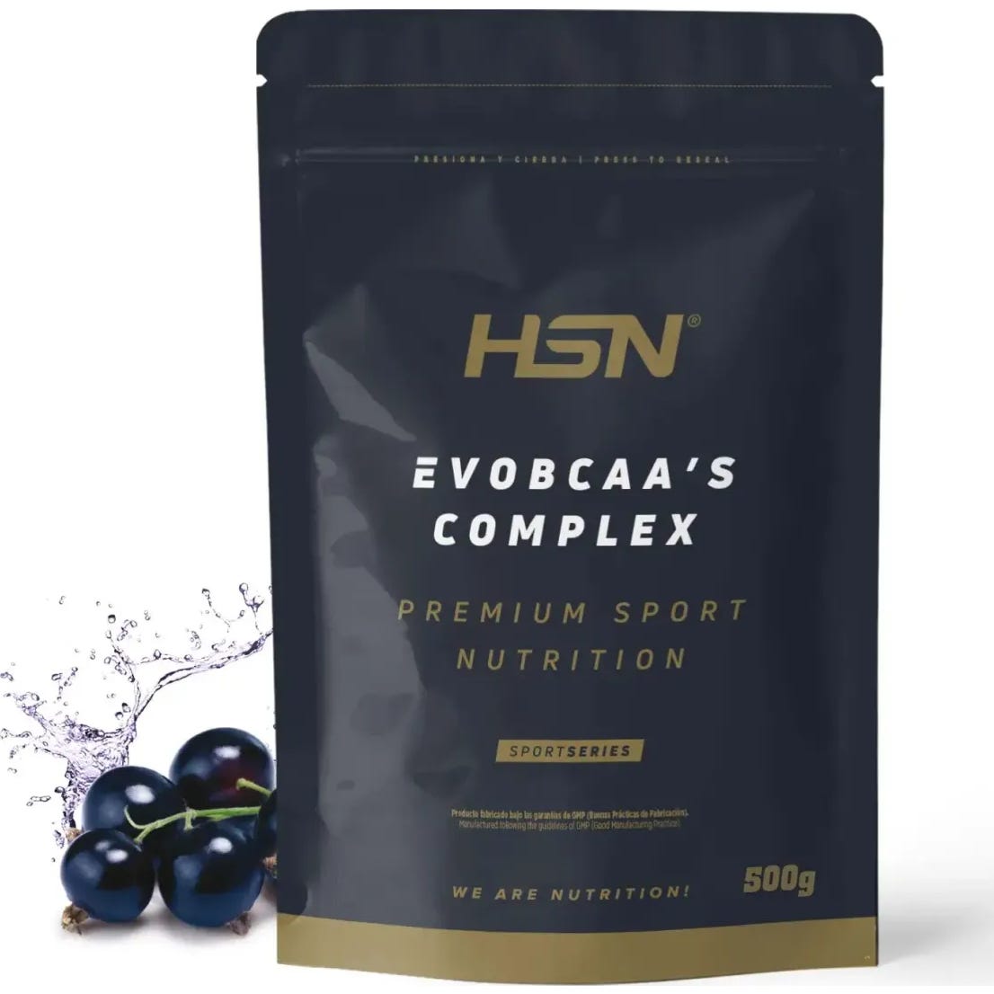 HSN EvoBCAA's Complex en Polvo Grosella Negra 500 g | Natural Doctor