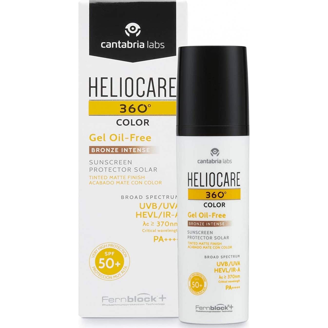 Heliocare 360º Gel Oil-Free Bronze Intense Protector Solar SPF50+ 50ml
