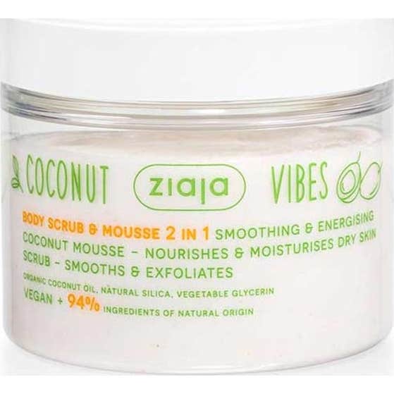 Ziaja Coconut Vibes Body Scrub & Mousse 2 In 1 270ml