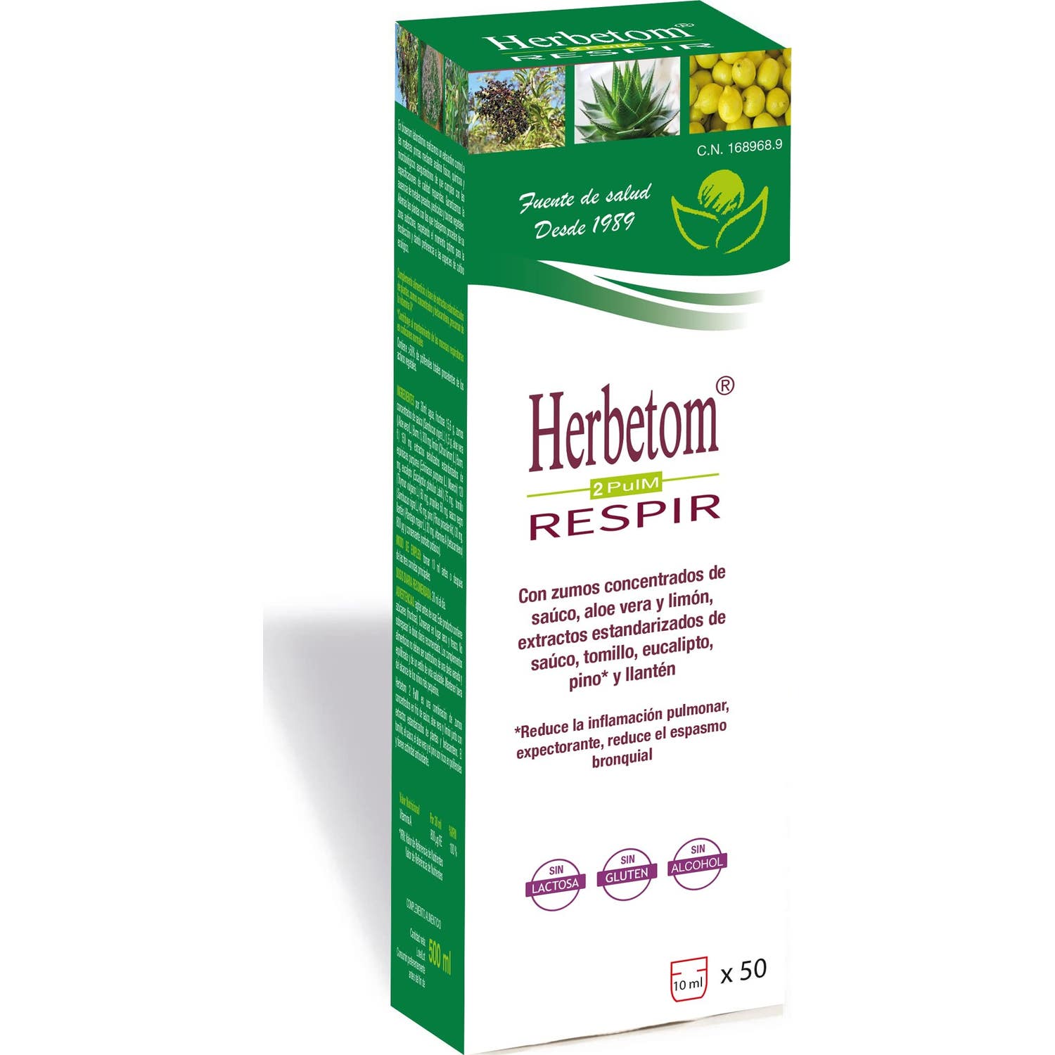 Herbetom 2PulM jarabe 500 ml