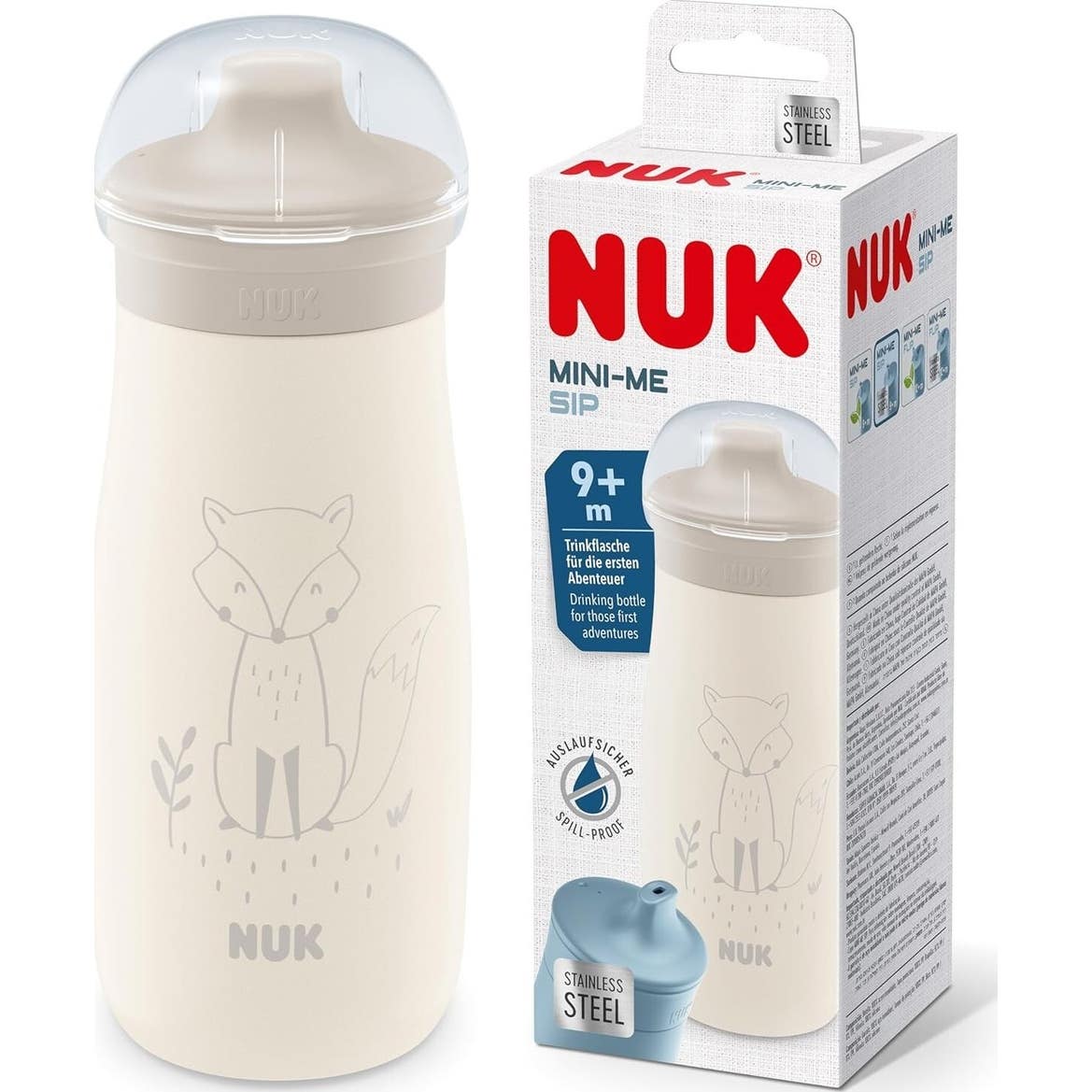 Nuk Mini-Me Sip It Botella Crema Zorro +9M 300 ml