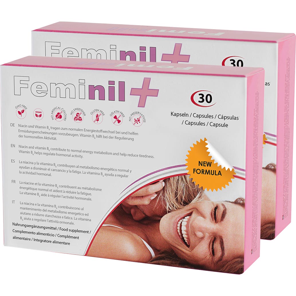 Feminil pastillas 2x30comp + anillo vibrador de regalo