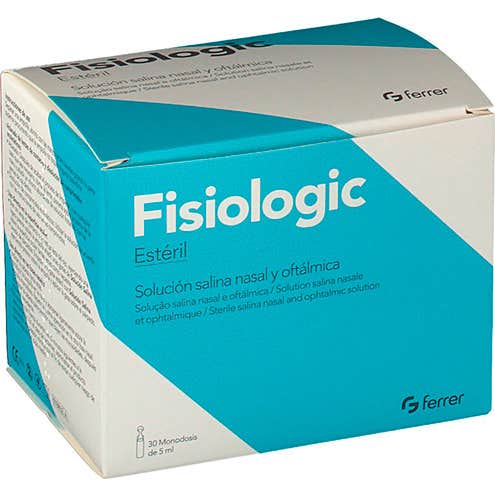 Ferrer Fisiologic solución salina 30 monodosis