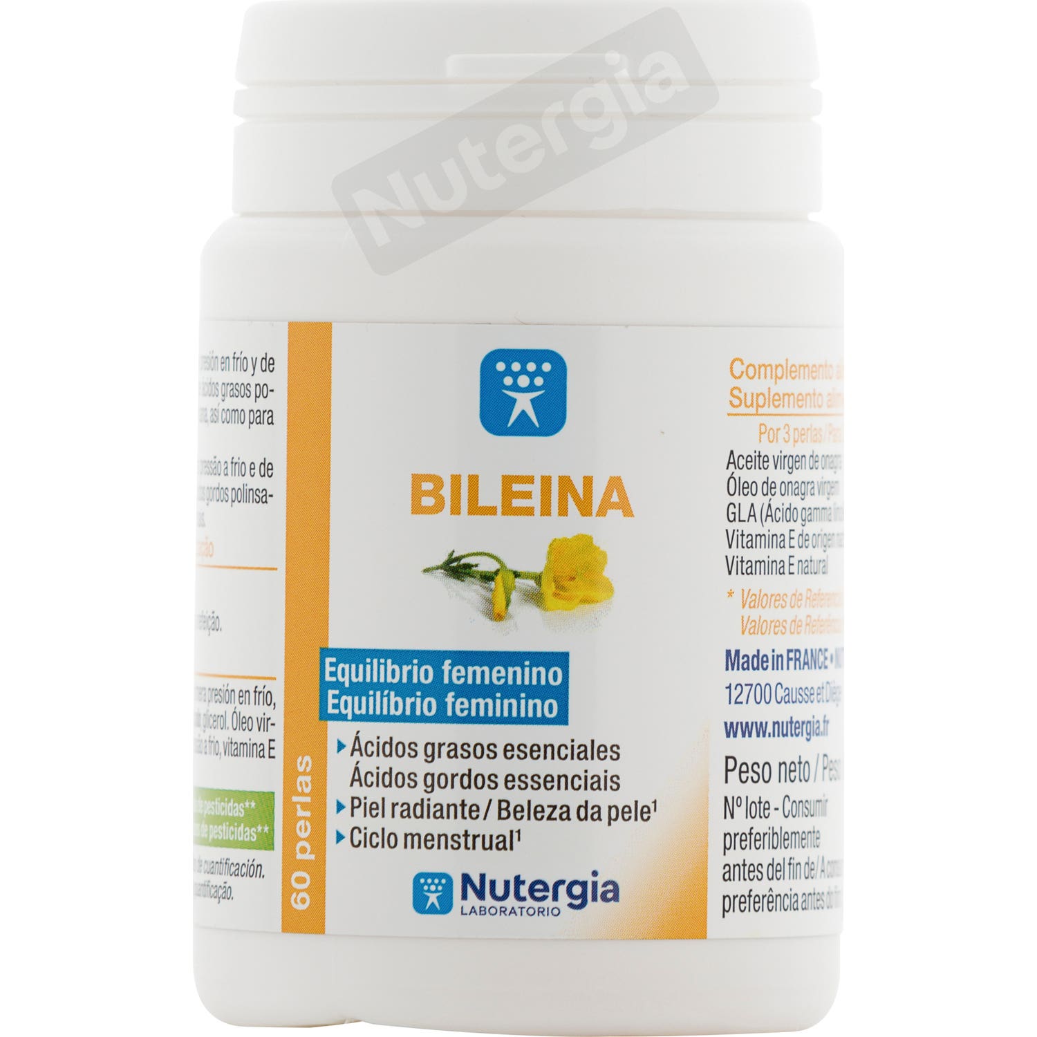 Nutergia Bileina Bote 60 Perlas