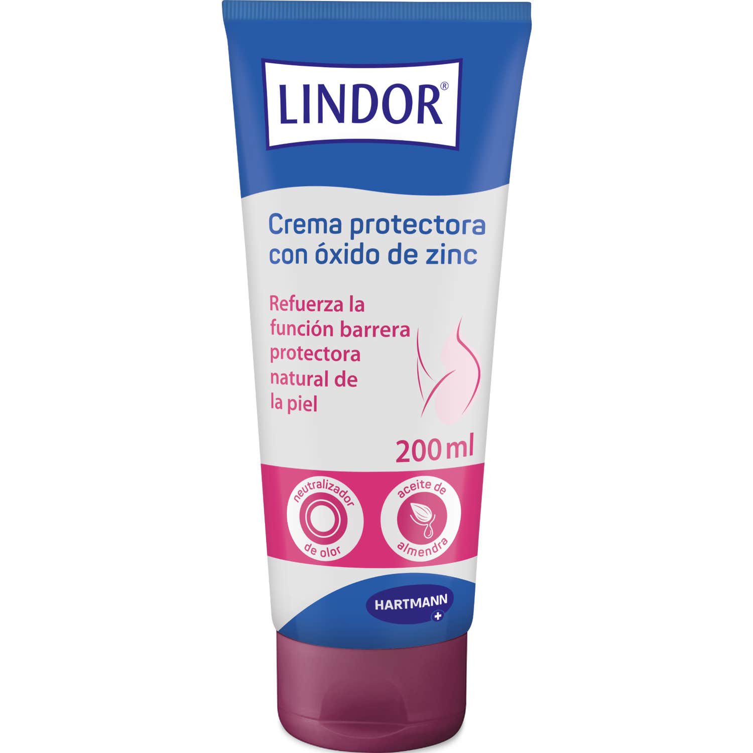 Lindor Crema Protectora Con Oxido De Zinc 200 Ml
