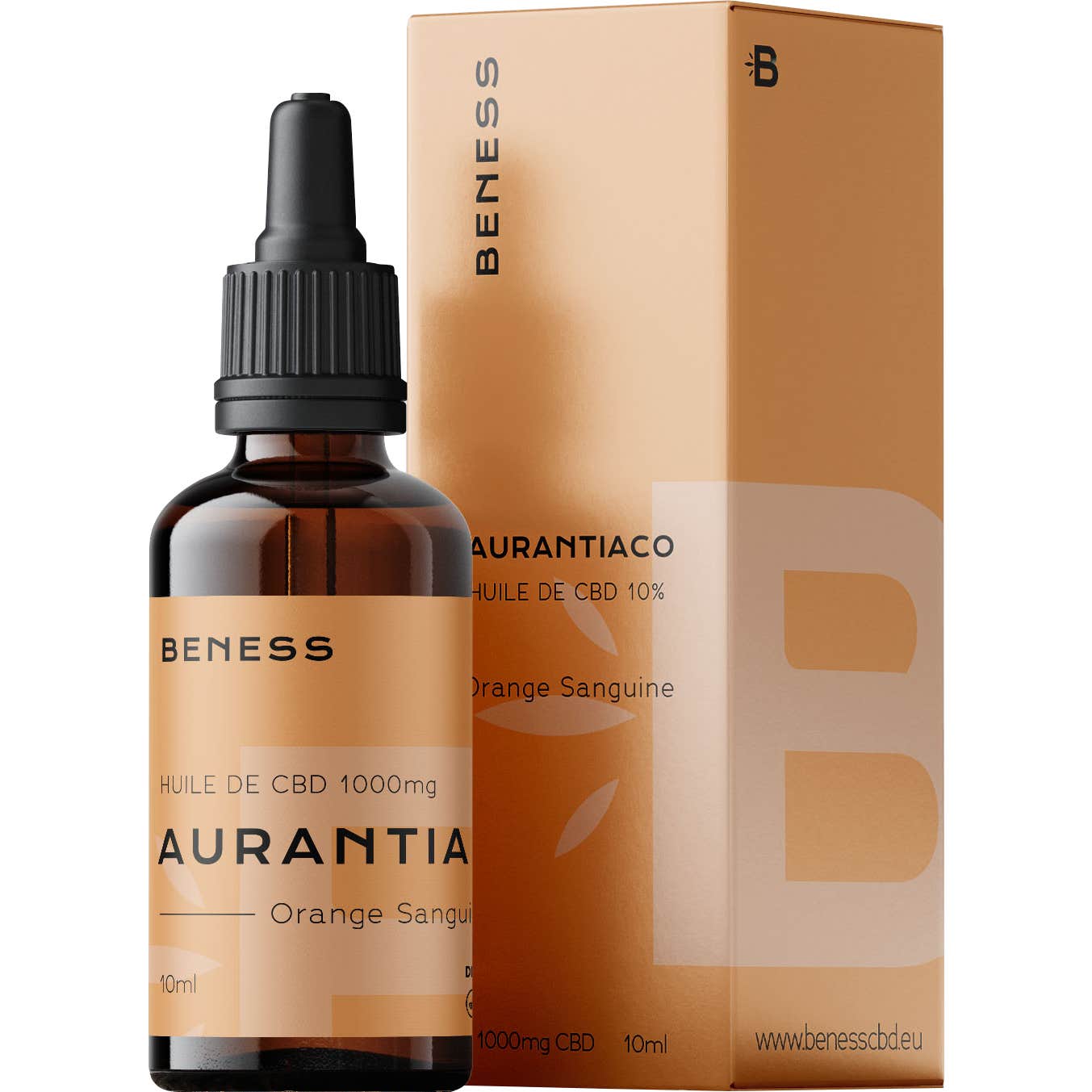 Beness Aurantia Huile De CBD 10% 10ml