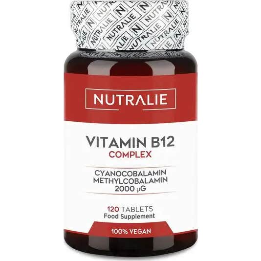 Nutralie Vitamina B12 Complex 2000mcg Cansancio 120 comp