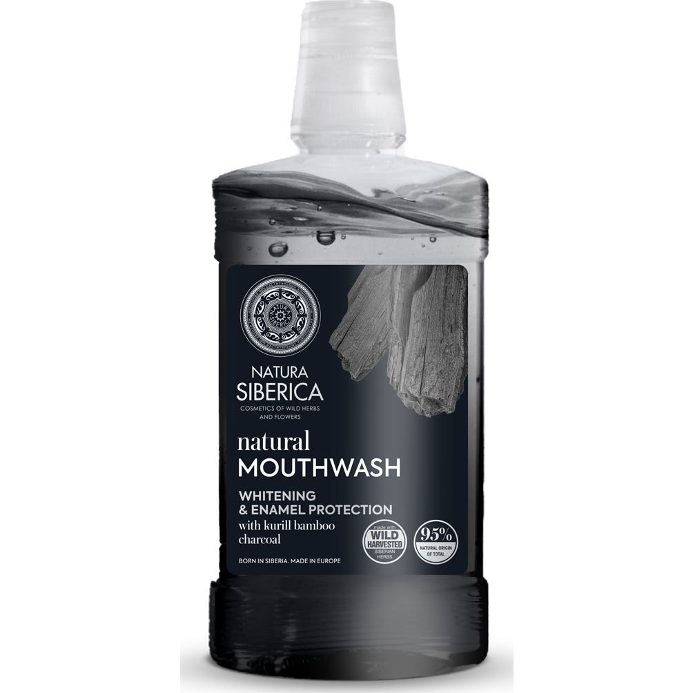 Natura Siberica Colutorio Carbón 520 ml