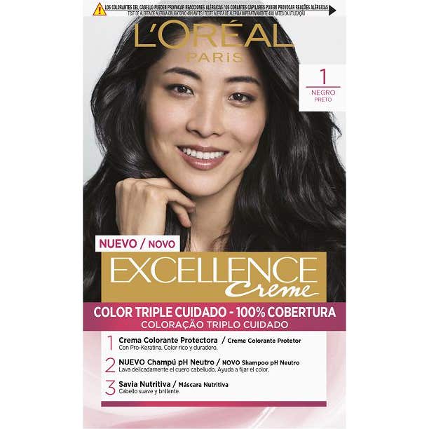 'L''Oreal Set Excellence Creme Tinte Nº1 Black 1 ud'