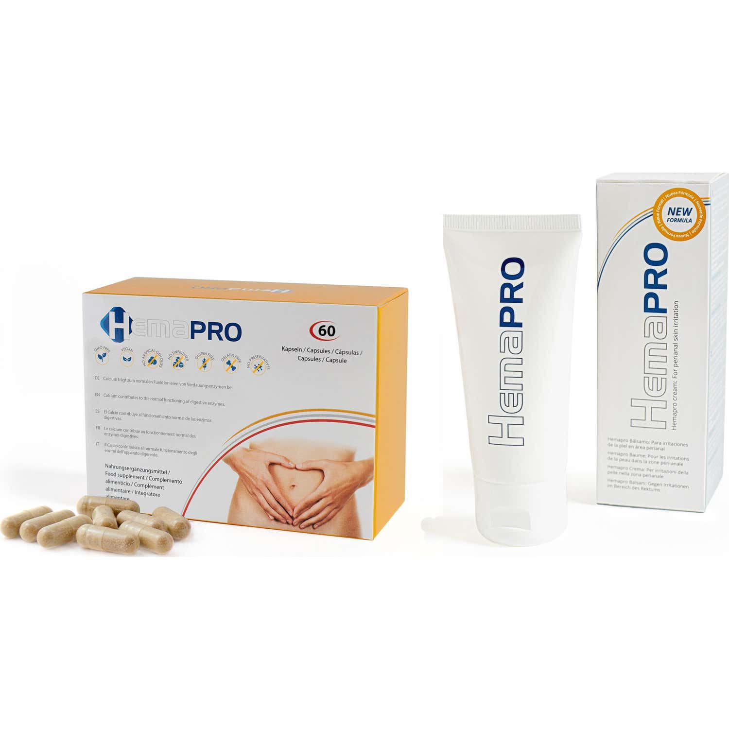 Hemapro Pack Crema 60ml + Pills 60caps