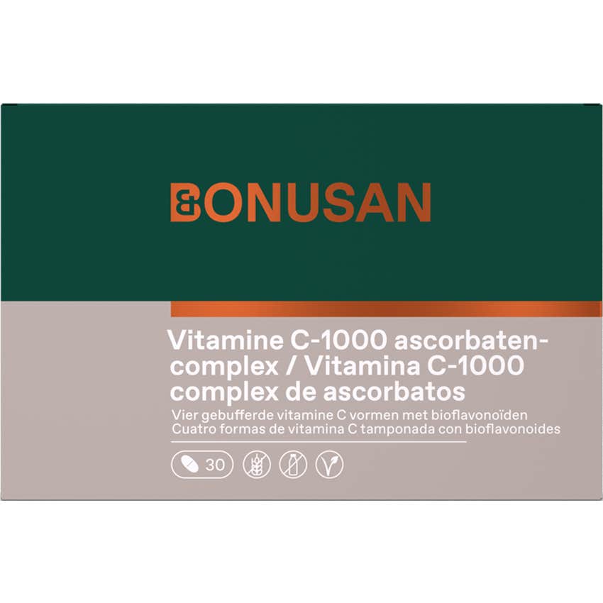Bonusan Vitamina C-1000 Complejo de Ascorbatos 30comp