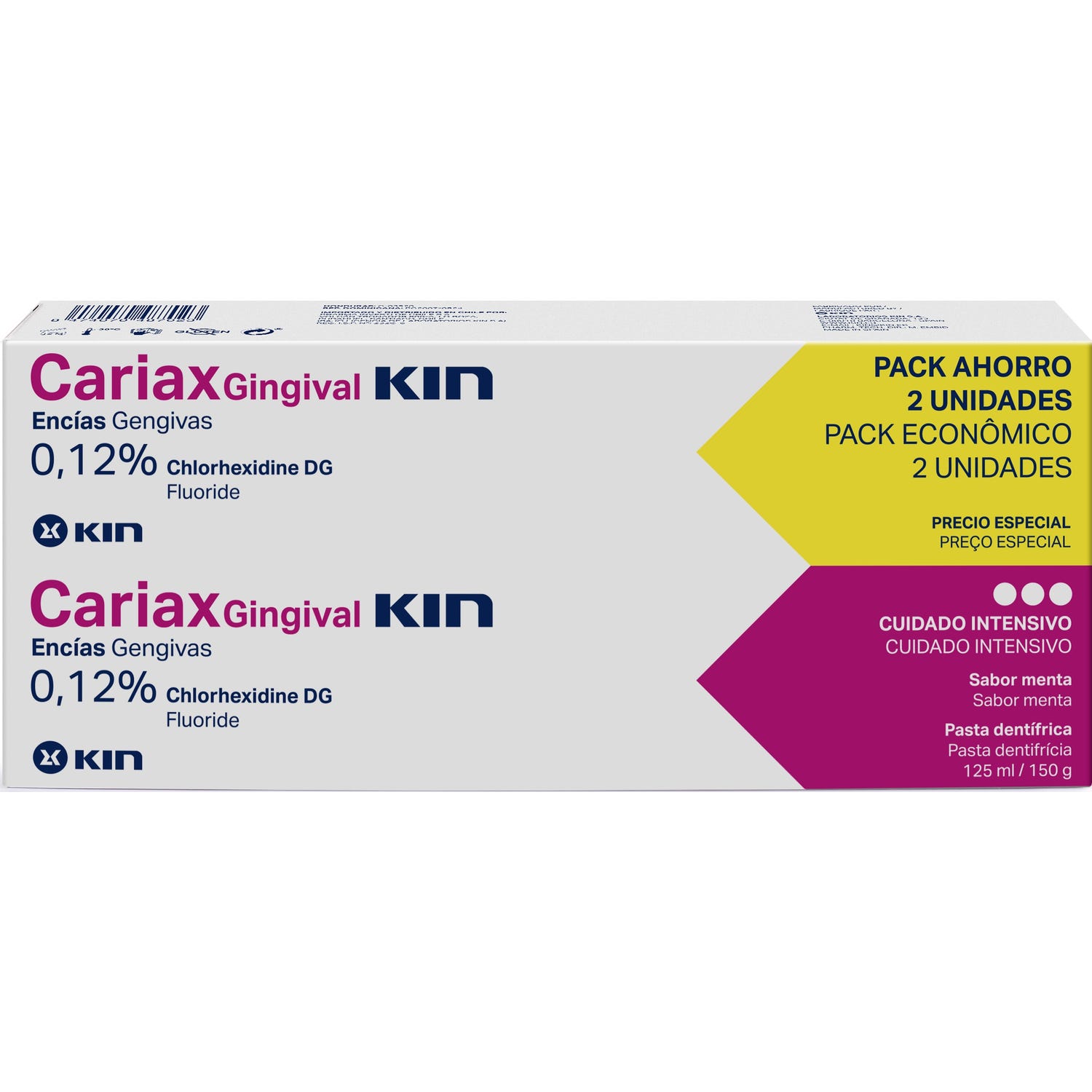 Kin Pack Cariax Gingival Pasta 2x12 + 5ml
