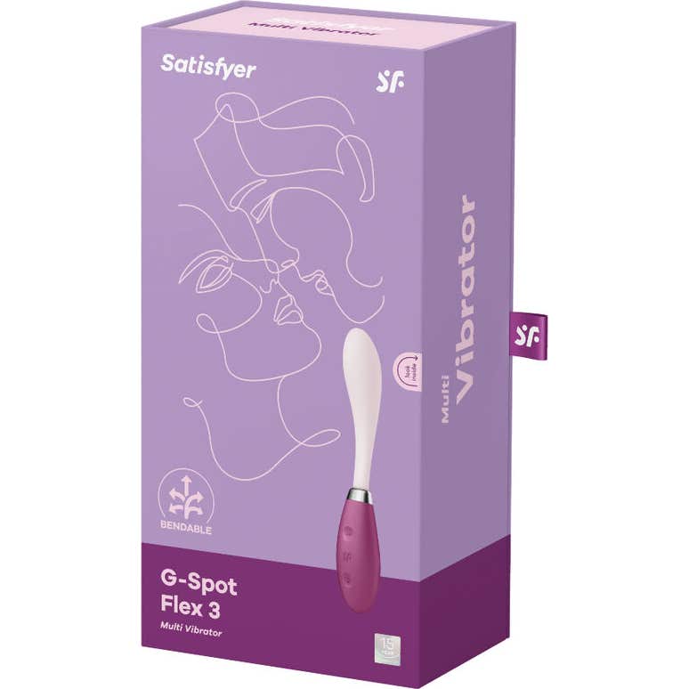 Satisfyer G-Spot Flex 3 Multi Vibrador Rojo 1 ud