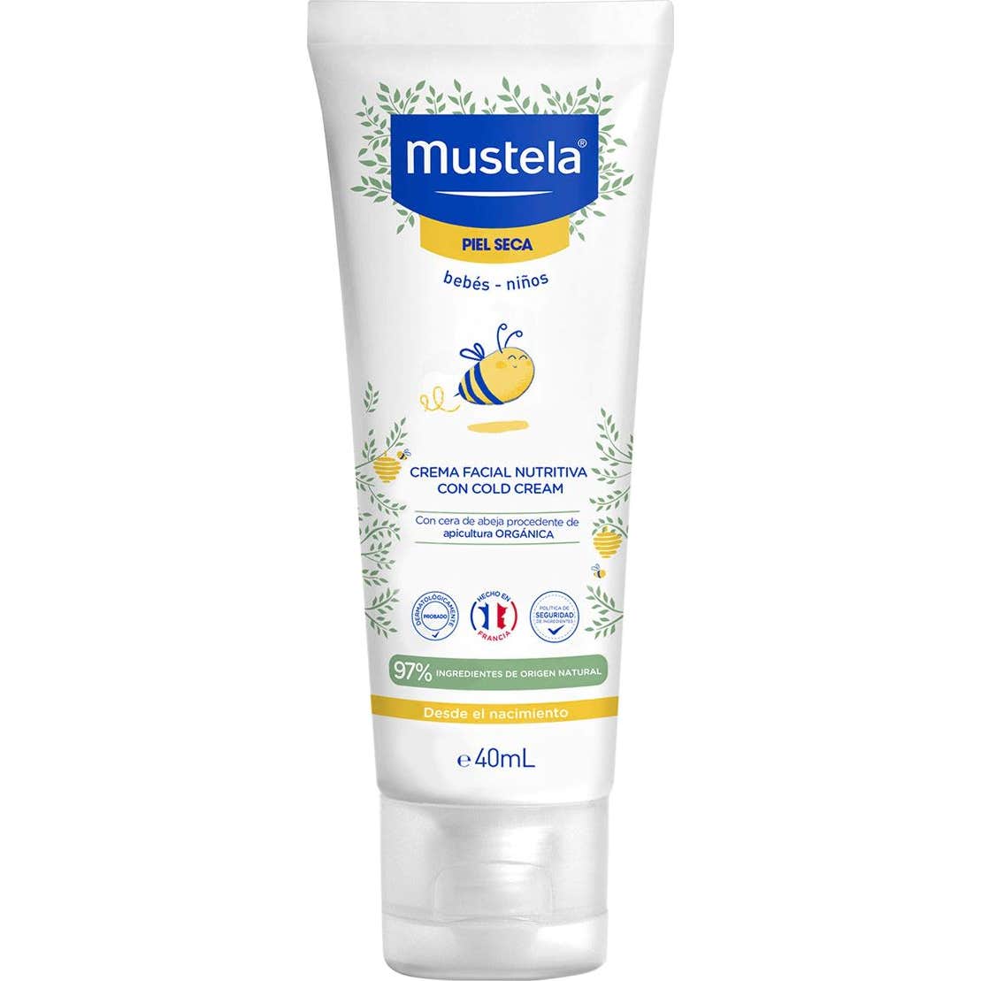 Mustela Crema Facial Nutritiva al Cold Cream con Cera de Abeja BIO 40ml
