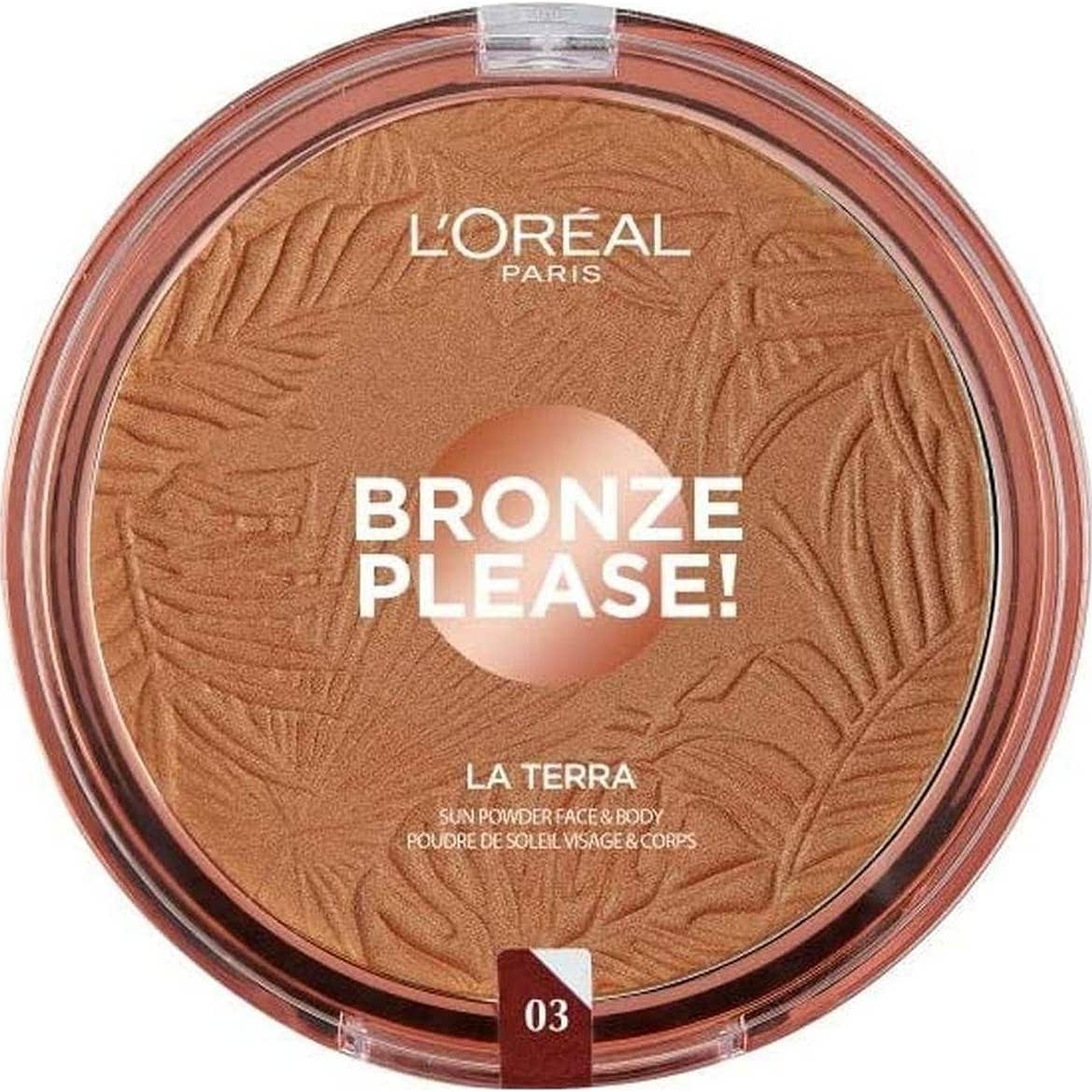 'L''Oreal Polvo la Terra Wild Bronze Glow 03 Medium Bronze 18g'