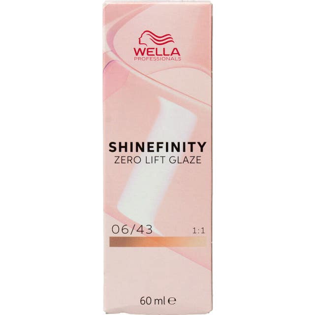 Wella Shinefinity Tinte Zero Lift Glaze Color 06/43 90 ml