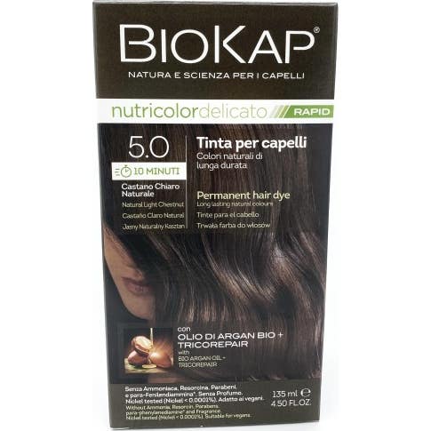 Biokap Rapid Tinte Nro 5.0 Castaño Claro Natural 140 ml