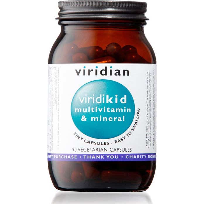 Viridian Viridikid Multivitamin Minerals 90caps