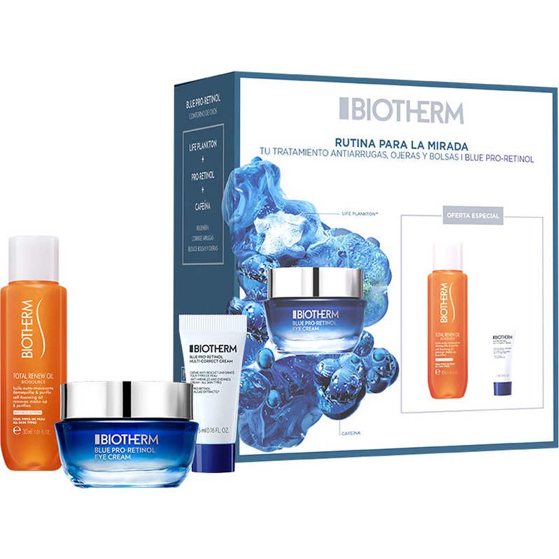 Biotherm Blue Pro-Retinol Contorno de Ojos Estuche 3uds