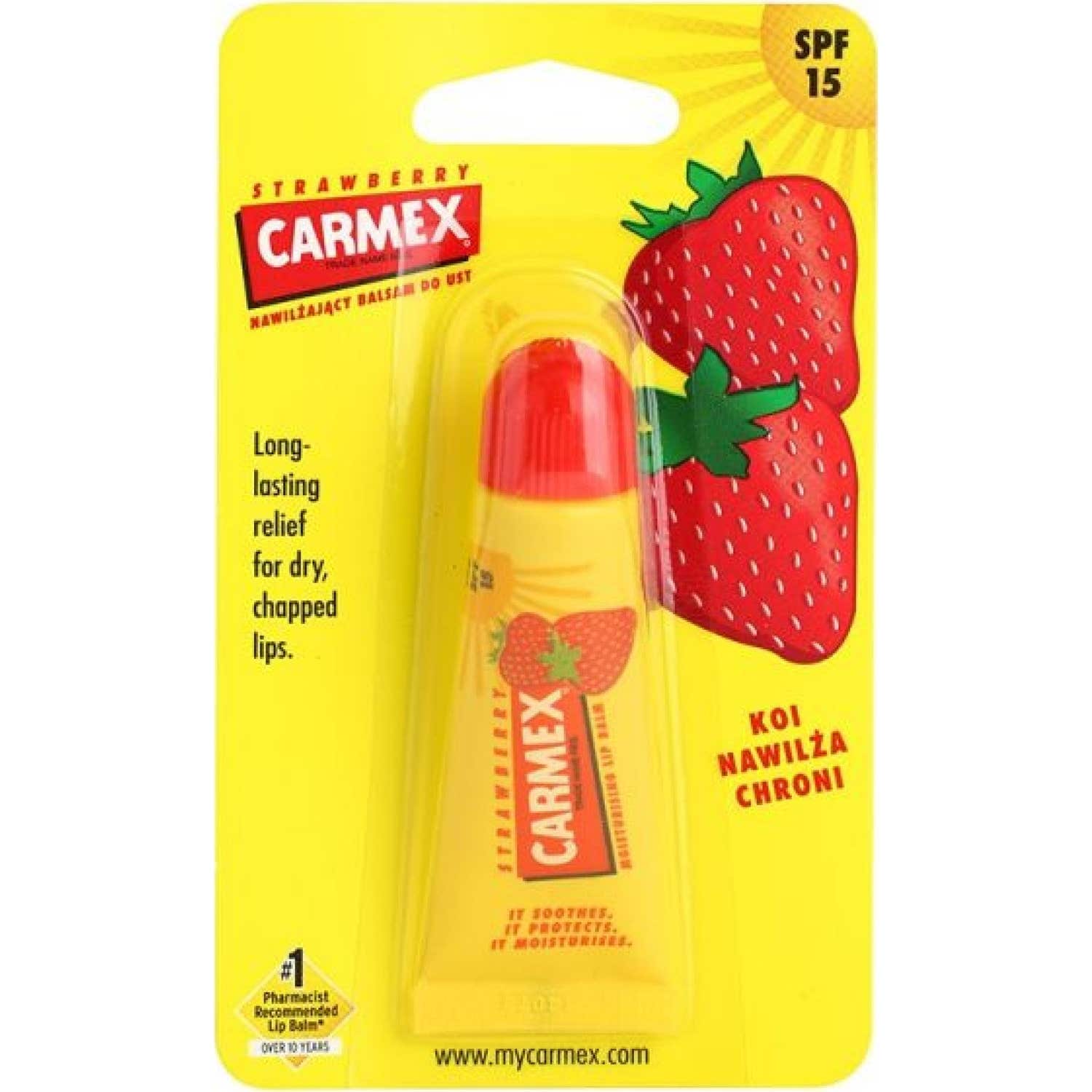 Carmex Bálsamo Hidratante Labial Fresa Spf15 Fresa 10g