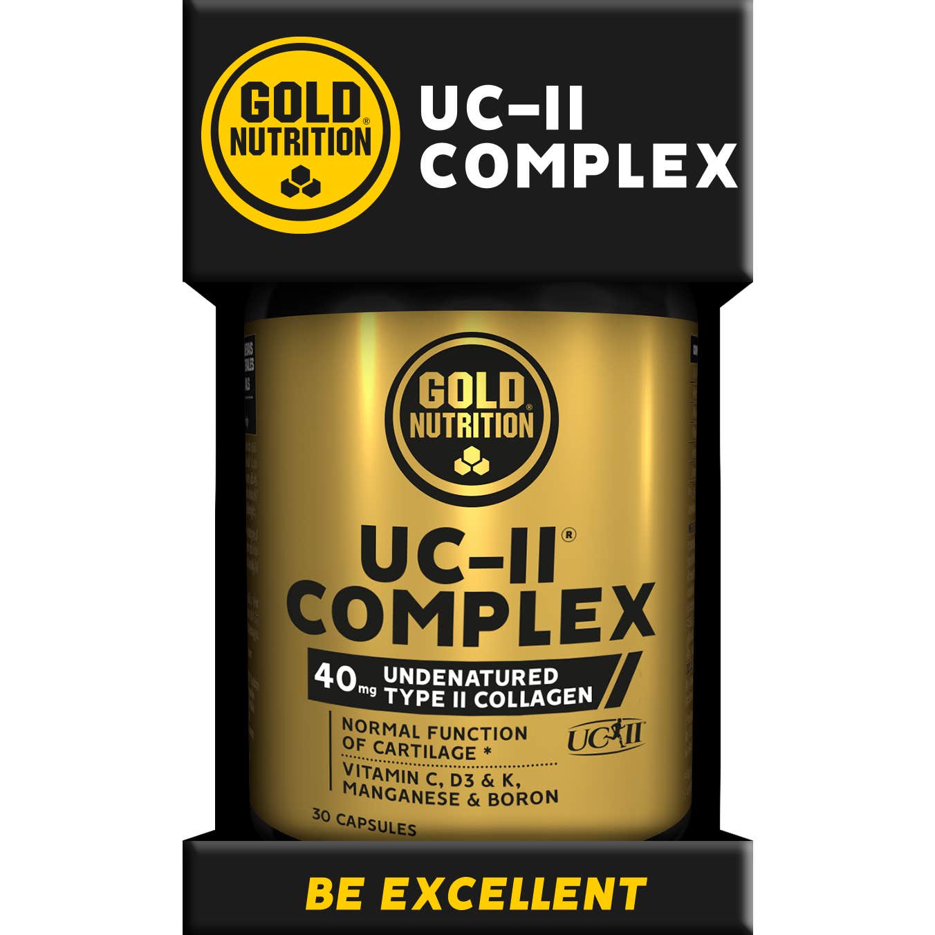 Gold Nutrition Collagen Uc-Ii Complex 30Vcaps