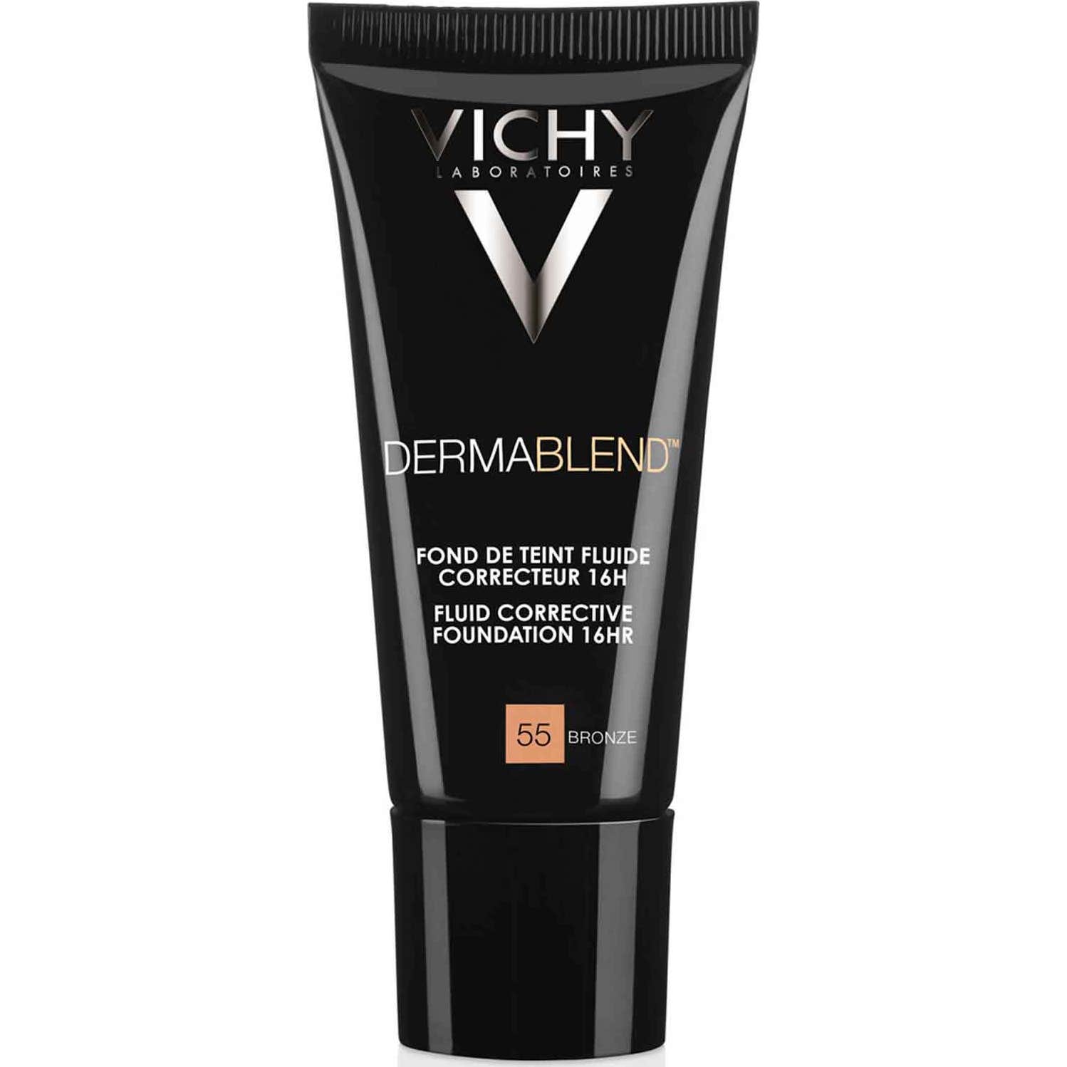 Vichy Dermablend Base de Maquillaje Fluido Corrector 16h 55 Bronze 30ml