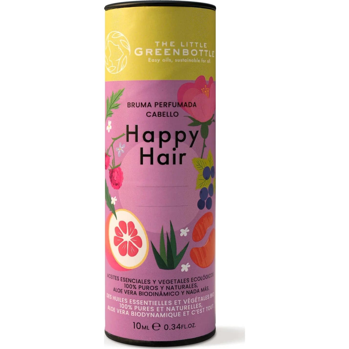 The Little Green Bottle Happy Hair Bruma Capilar Perfumada 10ml