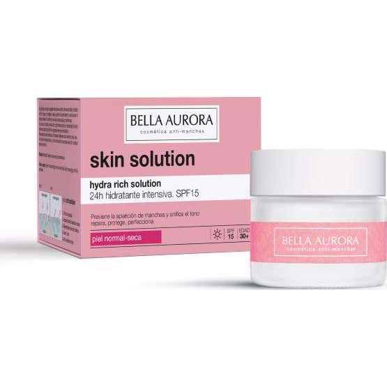 Bella Aurora Skin Solution Hydra Rich Solution Hidratante Intensiva Día Spf15 50 ml