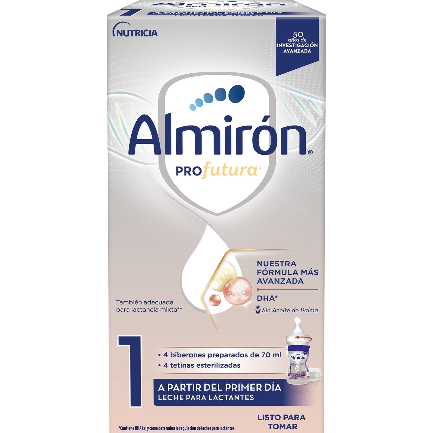 Almirón Profutura 1 Minibiberones Preparados 4x70ml