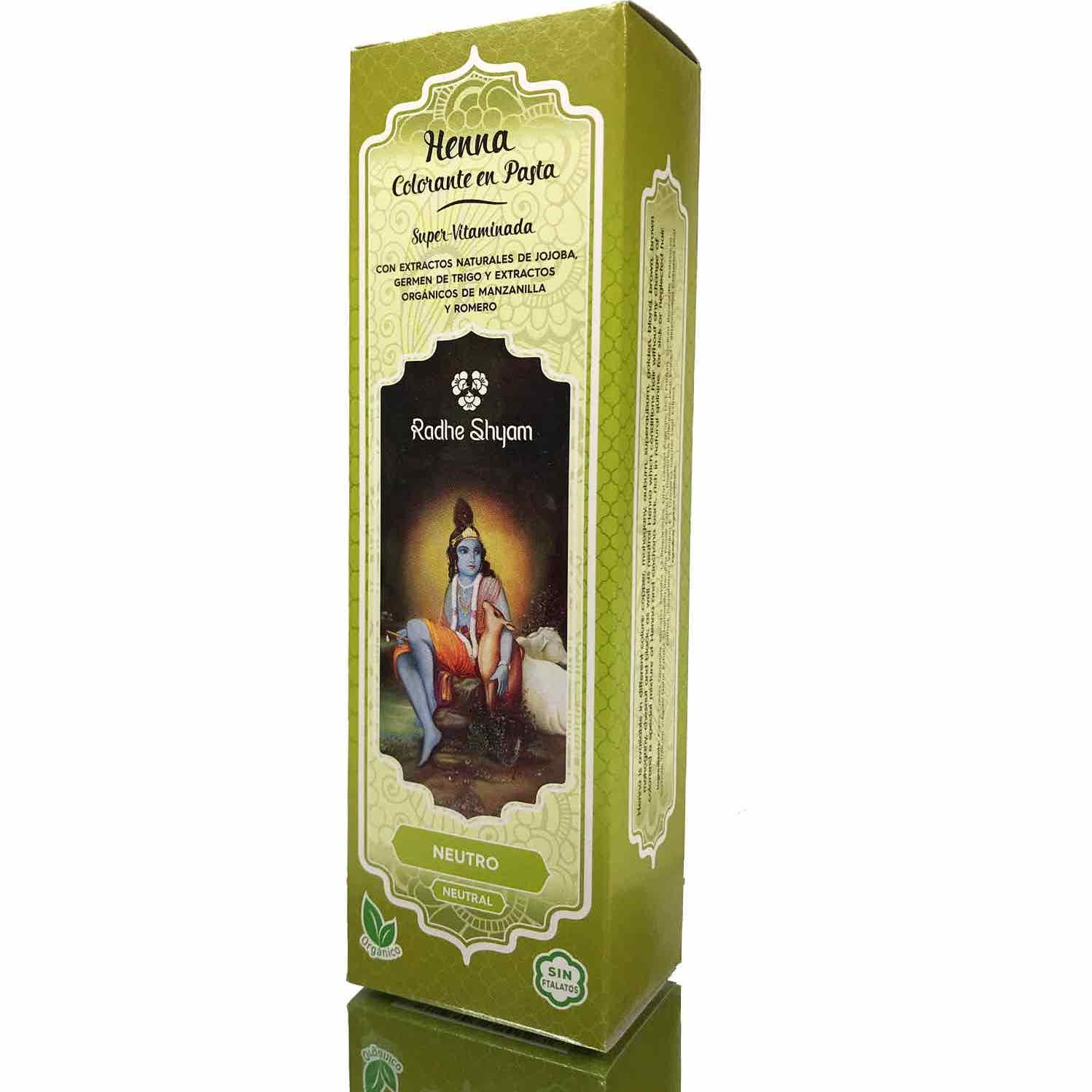 Radhe Shyam Henna Neutro Brillo Pasta 200ml