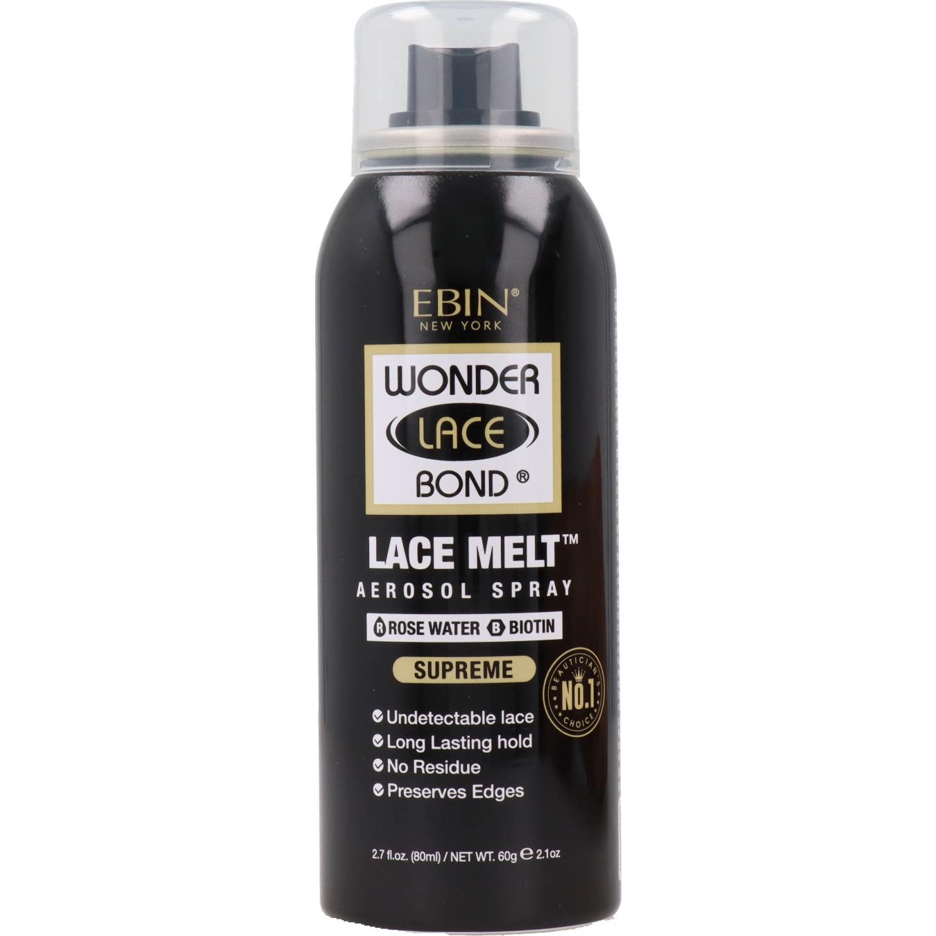 Ebin New York Wonder Lace Bond Lace Melt Rose Water Biotin 80ml