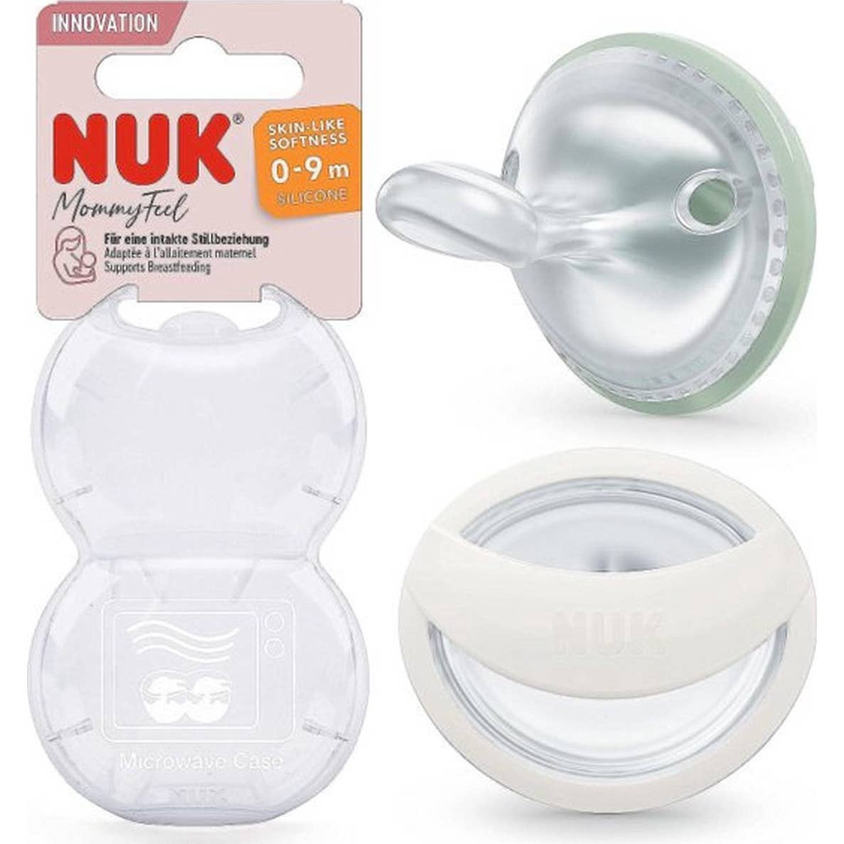 Nuk Mommy Feel Chupete 0-9 M Verde 1ud