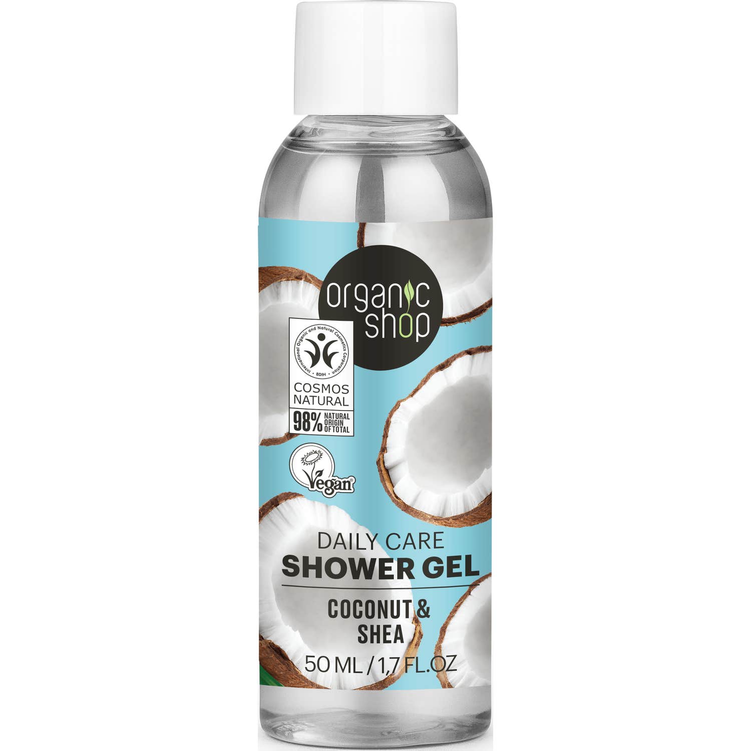 Organic Shop Daily Care Shower Gel Coconut & Shea 50ml