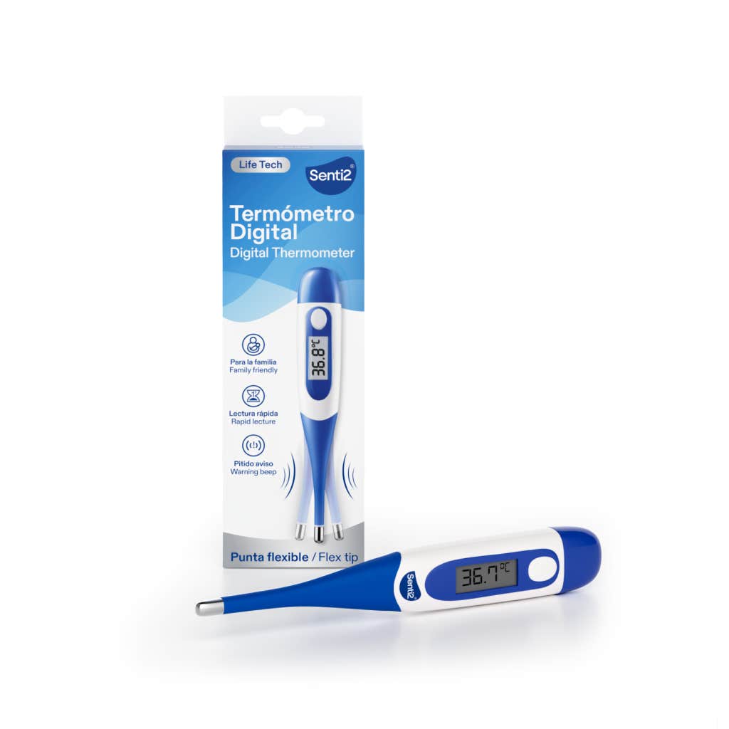Senti2 Termómetro Digital Punta Flexible 1ud