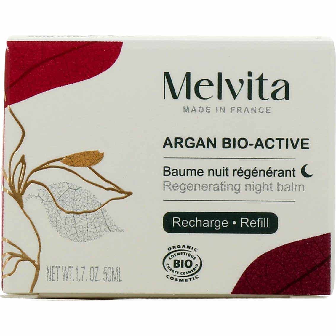 Melvita Argan Bio Active Bálsamo Noche Regenerante Recarga 50Ml