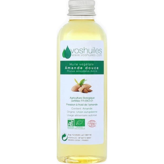 Voshuiles Aceite Vegetal BIO de Almendras Dulces 100ml