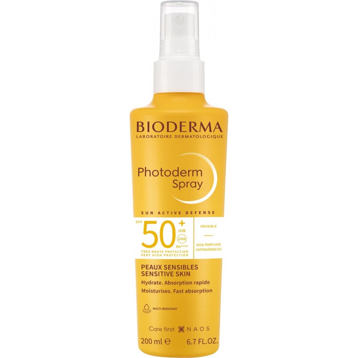 Bioderma Photoderm Spray Sun Active Invisible SPF50+ 200ml
