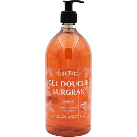 Beauterra Monoï Surgras gel de Ducha 1 L