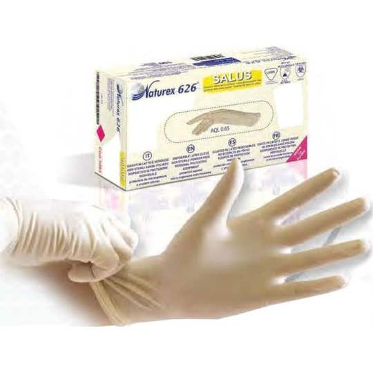 Naturex 626 Salus Guantes Látex T S 100 uds