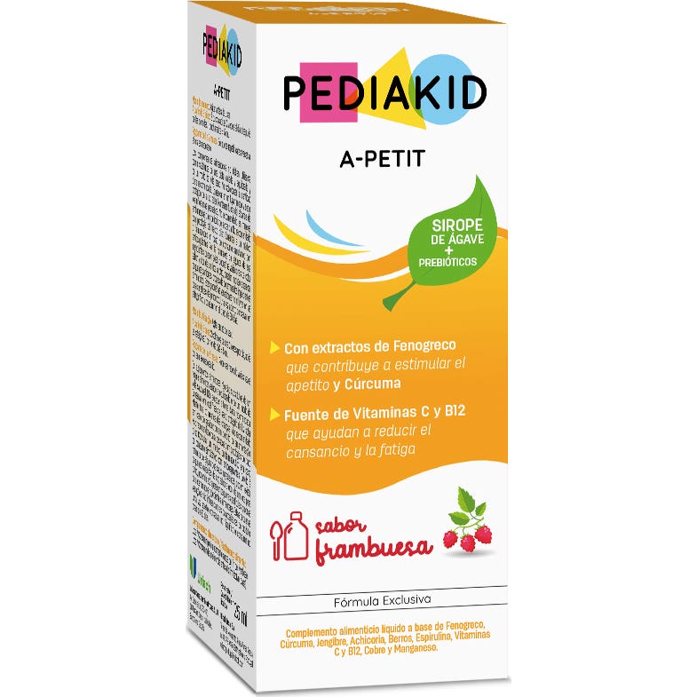 Pediakid Apetito-Tono Jarabe Frambuesa 125ml